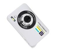 Cámara Digital, Cámara Vlogging Multifuncional Fácil de Operar 4K 56MP 2,7 Pulgadas para Viajar para Niñas (Silver)