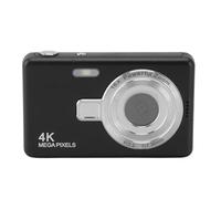 Cámara Digital, Cámaras de 12MP para Fotografía, con Pantalla TFT de 2.4 Pulgadas, Zoom Digital 16X, Detección de Sonrisas, Embellecimiento y Filtros Multicolores (Black)