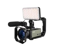 Cámara Digital, Cámaras de transmisión en Vivo Kit de videocámara Profesional 4k Zoom óptico 12x Cámara de Video Vlog con Pantalla táctil 3.5