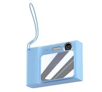 Cámara digital CCD multifuncional para estudiantes, cubierta deslizante de alta definición, selfie portátil, cámara dual para niños