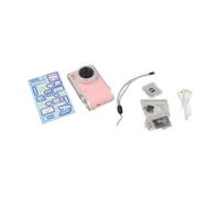 Cámara digital compacta 4K con sensor de 48 MP y zoom 8X, pantalla de 2.4 pulgadas con giro de 180° y antivibración para fotografía y grabación de video, color negro