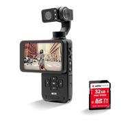 Cámara Digital Compacta Agfaphoto Realimove MC3X 12MP Sensor CMOS Sony IMX317 4K Ultra HD Estabilización 3 Ejes Pantalla Táctil 3.5" Micrófono Integrado