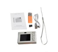 Cámara digital compacta de 48 MP 4 K con lente dual, soporte de 64 G, disparo de punto portátil para estudiantes, viajes, vlogging selfies, cuerpo ABS, varios colores (gris + 64G)