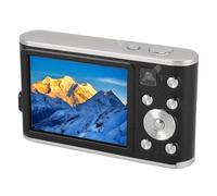 Cámara Digital Compacta en Miniatura para Estudiantes Selfie Home, Cámaras Digitales Point Shoot (Black)