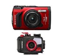 Cámara Digital Compacta Olympus TG-7 12 MP 4x Zoom Óptico Sensor BSI CMOS Resistente Agua y Golpes Caisson PT-059