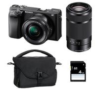 Cámara Digital Compacta Sony Alpha 6400 24.2 MP Zoom Óptico Sensor CMOS Extras 4K Eye AF WiFi