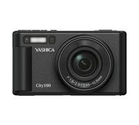 Cámara Digital Compacta Yashica City 100 72 MP 3x Zoom Óptico Sensor CMOS WiFi Negro