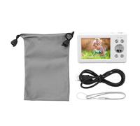 Cámara Digital con Enfoque Automático, Cámara Vlogging HD 1080P Compatible con Tarjeta 32G, Cámara Digital con Zoom Digital 56MP 8X, Cámara Compacta Portátil Antivibración para