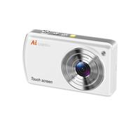 Cámara Digital con IA, Cámaras WiFi para Fotografía con Reconocimiento de Objetos, Cámara Compacta y Digital con Doble Lente