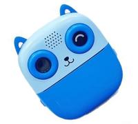 Cámara digital con impresión térmica instantánea, efectos fotográficos AI, video de 1080p, pantalla IPS de 2.4 pulgadas, tarjeta de 32 GB incluida, recargable tipo C para mini P (azul)