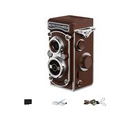 Cámara Digital con Lente Vintage y función de configuración Oscura de Almacenamiento de 32 Lente Gemela Antigua