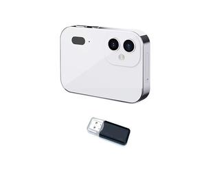 Cámara Digital D6 4K HD, Grabadora de Vídeo, Reproductor de Música, Pantalla Táctil, Cámara de Vlogueo, Visión Nocturna, Videocámara de 64 MP B