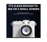 Cámara Digital de 0.96 Pulgadas con Pantalla IPS Abatible para Selfies, Retro CCD, Miniatura, Grabadora de Video 1080P, Cámara para Estudiantes,