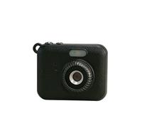 Cámara Digital de 0.96 Pulgadas con Pantalla IPS Plegable para Selfies, Cámara Retro Portátil CCD, Grabadora de Video 1080P, Negra