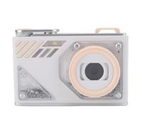 Cámara Digital de 1080p para Fotografía, Cámara de Vlogging de Enfoque Automático de 48MP con Flash, Lentes Duales, Anti Shake y Zoom 8X para Adolescentes, Adultos, Cámara (White)