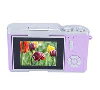 Cámara Digital de 1080p, Videocámara de Video Zoom de 8X con Pantalla Flip HD de 2.4 Pulgadas, 48MP Portable Versatil Video Camera con Luz de Relleno para Fotografía (Purple)