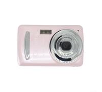 Cámara digital de 16 MP 1080P con zoom de 16X y estabilización integrada, ideal para vloggers y principiantes, cuenta con pantalla de alta definición de 2 4 pulgadas (rosa)