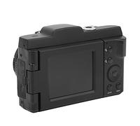 Cámara Digital de 16 MP, Cámara de Vídeo con Pantalla 1080P, Cámara Pequeña con Zoom de 16X, Grabación en Bucle, Cámara de Viaje Compacta y Ligera con Pantalla Abatible de 180°