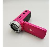 Cámara digital de 16 MP, soporte de micrófono de video HD 1080P | Plástico ABS, tamaño compacto de 165 mm, varios colores, viaje ligero, bolsa fácil de transportar (rojo)