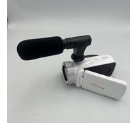 Cámara digital de 16 MP, zoom de 16 aumentos para momentos de fotografía familiar, grabadora de video de alta definición D100 con lente ancha con micrófono externo (blanco)