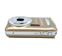 Cámara digital de 16MP 1080P con zoom digital de 16X y sistema de estabilización múltiple para fotógrafos principiantes y entusiastas del vlogging (dorado)