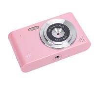 Cámara Digital de 16x Zoom, Punto de 48MP y Cámara de Disparo con Video 4K, Anti Shake, Detección de Cara para Niños, Estudiantes de Viaje. Cámara Compacta y Liviana para (Pink)