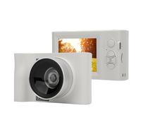 Cámara Digital de 2,5 K, Cámara de Vlogging, Cámaras de 24 MP para Fotografía, Zoom Digital de 16 X, Cámara de Viaje sin Espejo, Cámaras Digitales para Adolescentes y Adultos