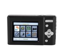 Cámara Digital de 48MP 1080p 2.4 Pulgadas TFT Pantalla 8X Cámara Compacta de Zoom con Luz de Relleno e Estabilización de Imágenes para Principiantes Viajes (Black)