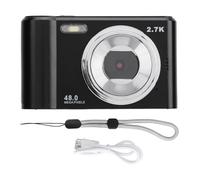 Cámara Digital de 48MP con Pantalla HD y Zoom de 8X, Cámara Portátil con Enfoque Automático para Niños y Estudiantes. Ideal para Grabación Diaria, Fácil de Usar, Tamaño Pequeño,