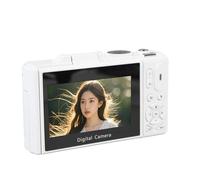 Cámara Digital de 5k, Cámara Digital de 5k HD 75MP UHD 18XAF Autofocus de 3 Pulgadas Cámara WiFi WiFi con Flash para Fotografía y Video (White)