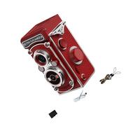 Cámara digital de ajuste oscuro con doble lente con almacenamiento interno de 32 GB, mecanismo de bobinado de película simulada, cámara tradicional