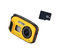Cámara digital de concentración automática para niños, cuerpo impermeable, 720P, foto estándar, dispositivo de exploración permanente al aire libre, resistente al uso, cámara de metal poliestireno