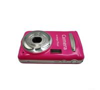 Cámara digital de diseño elegante con estabilización multieje, perfectamente adecuada para capturar momentos memorables en alta definición (rojo)