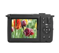 Cámara Digital de Doble Lente 4K, Vlogging Selfie 4K 64MP Cámara 16X Zoom FS01 Compact para Youtube
