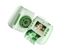 Cámara digital de impresión para niños con video 1080P zoom 10X de 2.4 pulgadas, pantalla de protección ocular incorporada, batería para niños, cámara de fotos de papel térmico