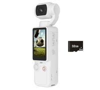 Cámara digital de mano con tarjeta 32G 1080P y lente giratoria adecuada para deportes y cámara de ciclismo de colección de evidencia