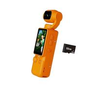 Cámara digital de mano con tarjeta 32G 1080P y lente giratoria adecuada para deportes y cámara de ciclismo de colección de evidencia