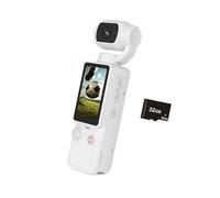 Cámara digital de mano con tarjeta 32G 1080P y lente giratoria adecuada para deportes y colección de evidencia pequeña cámara portátil