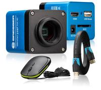 Cámara digital de microscopio MikroCam MINI Bresser Full HD HDMI Base color 8x7x7 cm.