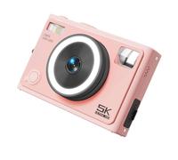 Cámara digital de moda 5K de 64 MP y 1300 mAh con belleza y enfoque automático 4608 x 2560 para fiestas, viajes y uso diario, cámara de pantalla IPS