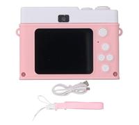 Cámara Digital de mtlaveshiness con Reproductor de mp3 y Juegos Ideales para Viajar en Boda y más 1080p 48mp HD 2 0 Pulgadas TFT Color Screen Anti Shake 800mAh 8X Zoom Digital (Rosa)