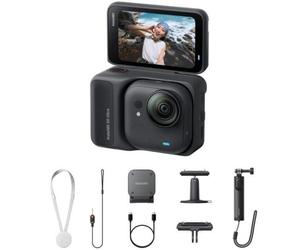Cámara Digital Deportiva Insta360 GO Ultra Pack Creador/ 4K/ Ángulo de visión 360º/ Negra