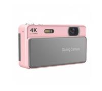 Cámara digital deslizante retro 4K 64MP, cámara compacta de vlogging con pantalla de 2.8 pulgadas, zoom 16X CCD de enfoque automático para adolescentes, adultos principiantes, regalo de fotografía de