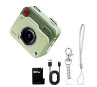 Cámara digital en miniatura vintage 1080p resolución de 32 GB, memoria expandible perfecta para fotos de mascotas o cámaras de fotógrafos de aventuras