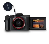 Cámara Digital for Fotografía con Pantalla LCD de 2,4 Pulgadas, Zoom Digital 16x, Cámara Selfie con Grabadora Flip, Mini Cámara Vlogging Compatible con Tarjeta SD/Tarjeta HCSD, Cool Stuff Travel Essen