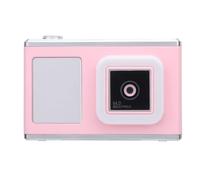 Cámara Digital Frontal Trasera 48MP 2,4 Pulgadas Cámara de Vídeo con Pantalla IPS con Luz de Relleno para Viajes Diarios Accesorios para Cámaras Digitales (Pink)