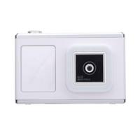 Cámara Digital Frontal Trasera 48MP 2,4 Pulgadas Cámara de Vídeo con Pantalla IPS con Luz de Relleno para Viajes Diarios Accesorios para Cámaras Digitales (White)