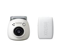 Cámara digital Fujifilm INSTAX PAL, Blanco Lechoso + impresora mini Link 3, Rosa Rosa