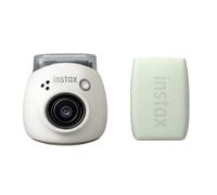 Cámara digital Fujifilm INSTAX PAL, Blanco Lechoso + impresora mini Link 3, Verde Salvia