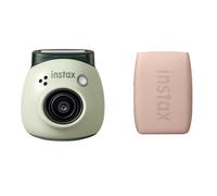 Cámara digital Fujifilm INSTAX PAL, Verde pistacho + impresora mini Link 3, Rosa palo